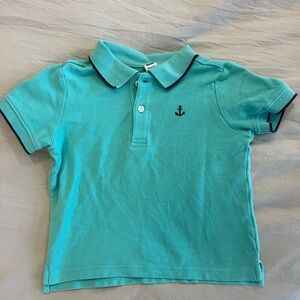 Like new Janie and Jack Polo Shirt with Anchor Embroidery
